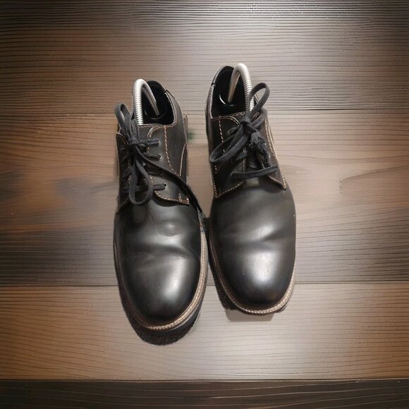 Dockers Mens 9 Parkway Genuine Leather Casual Lace-up Oxford Shoe w/ NeverWet - Picture 1 of 10